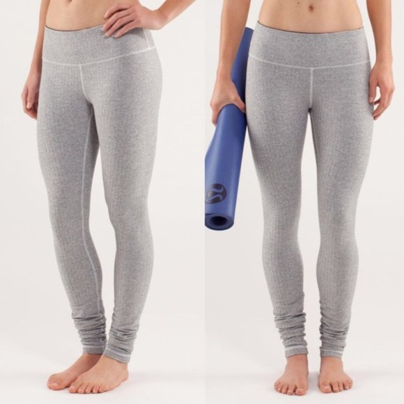 lululemon athletica Pants - Lululemon Ghost Herringbone Wunder Under Leggings